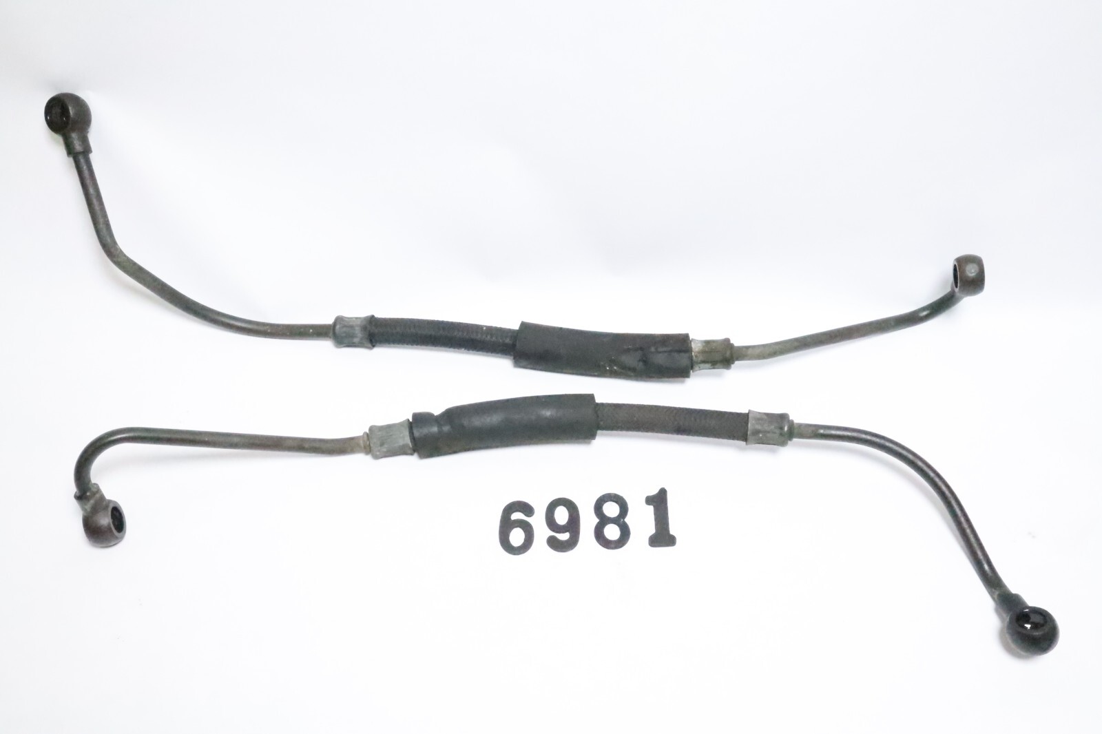 88-95 1995 SUZUKI KATANA GSX750 F OIL COOLER LINES PIPES HOSES OEM USED - Image 2