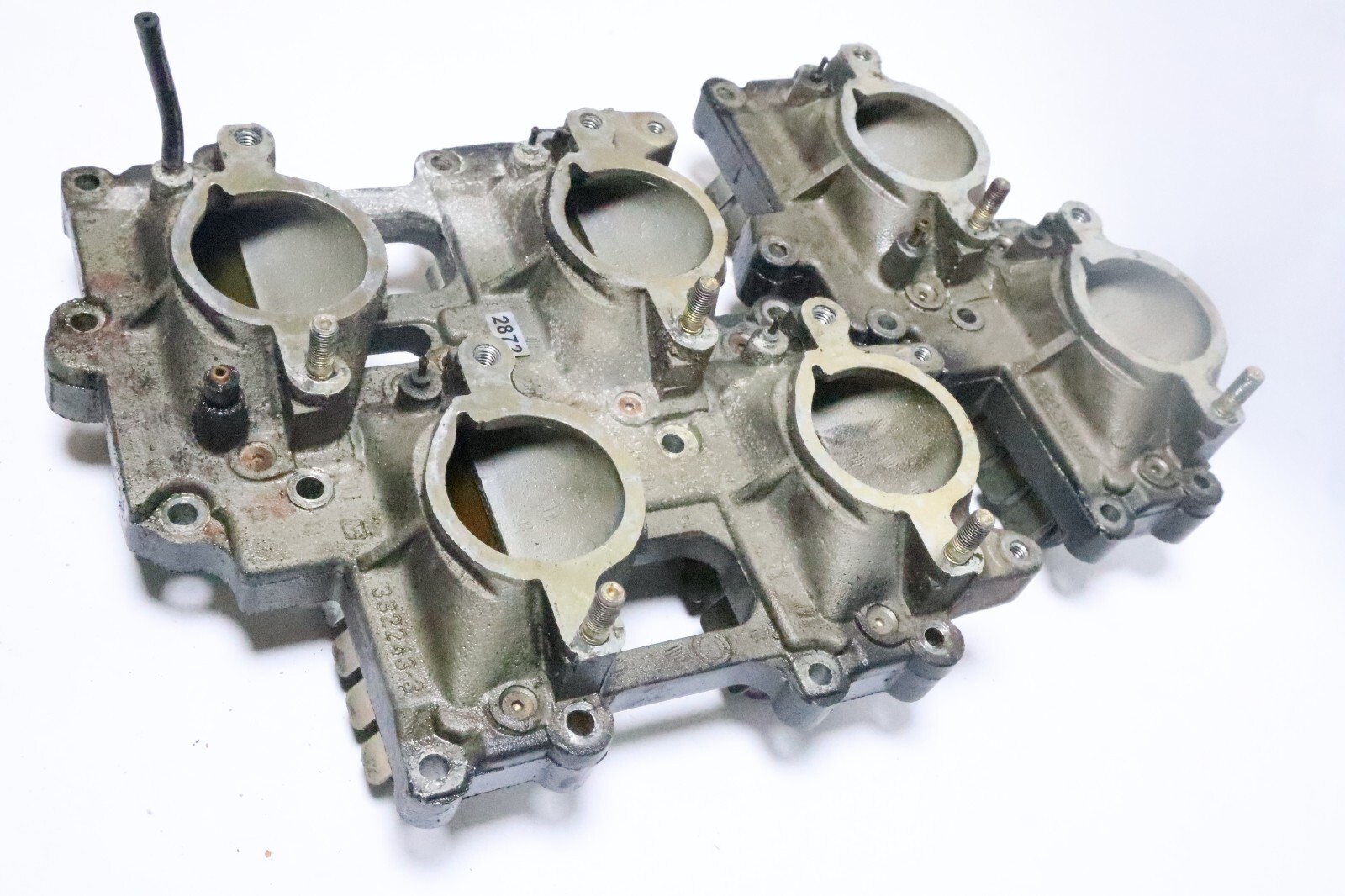 Johnson Evenrude OMC 200 225HP Reed Plate intake manifold 332243-3 Upper - Image 9