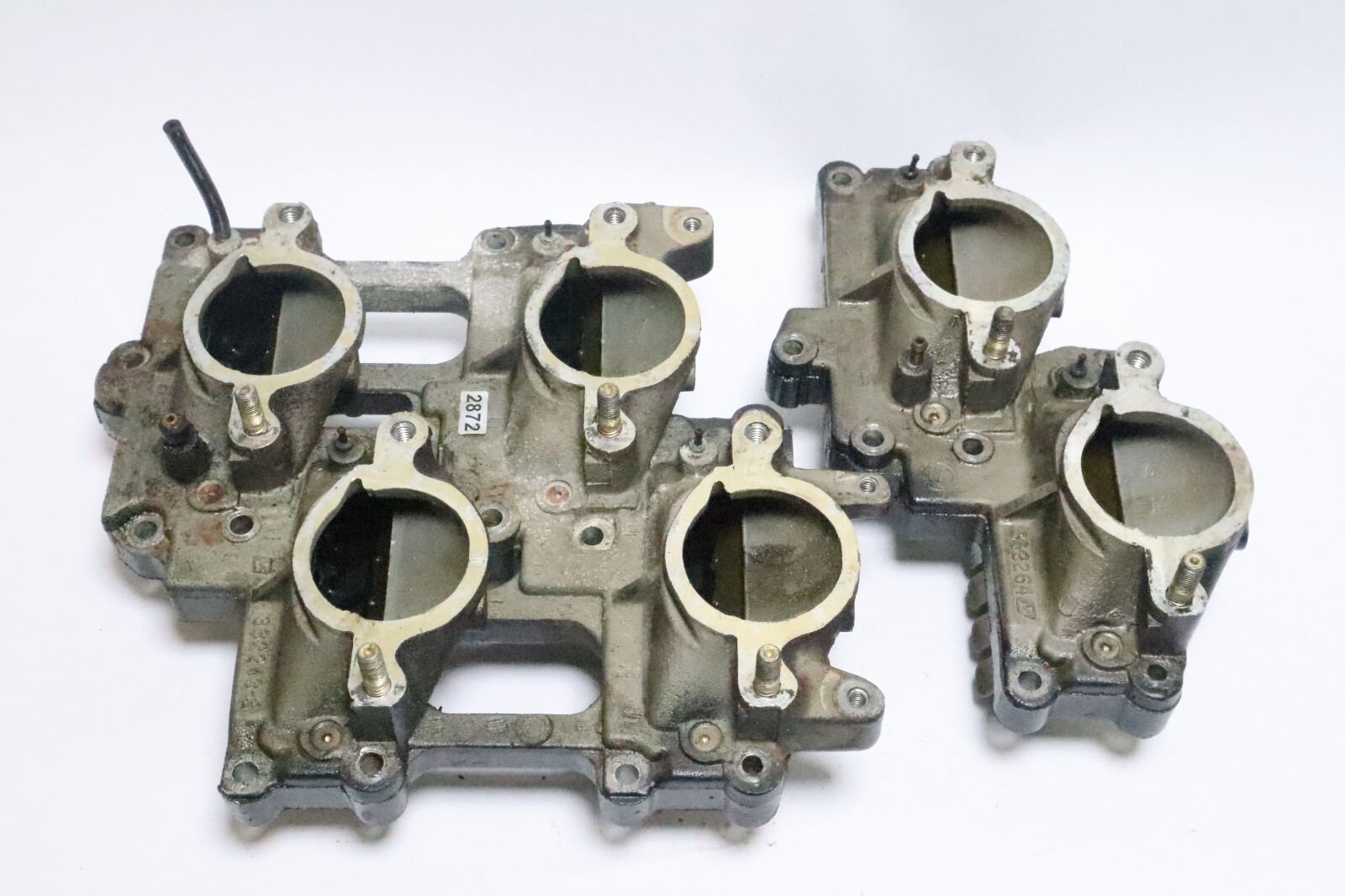 Johnson Evenrude OMC 200 225HP Reed Plate intake manifold 332243-3 Upper - Image 10