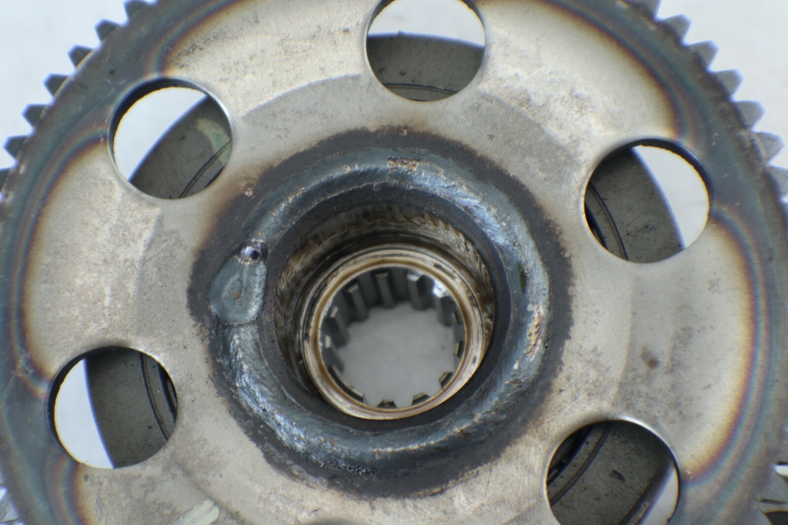 2002 02 KAWASAKI VULCAN1500 MEAN STREAK ENGINE MOTOR CRANKSHAFT BALANCER GEAR - Image 9
