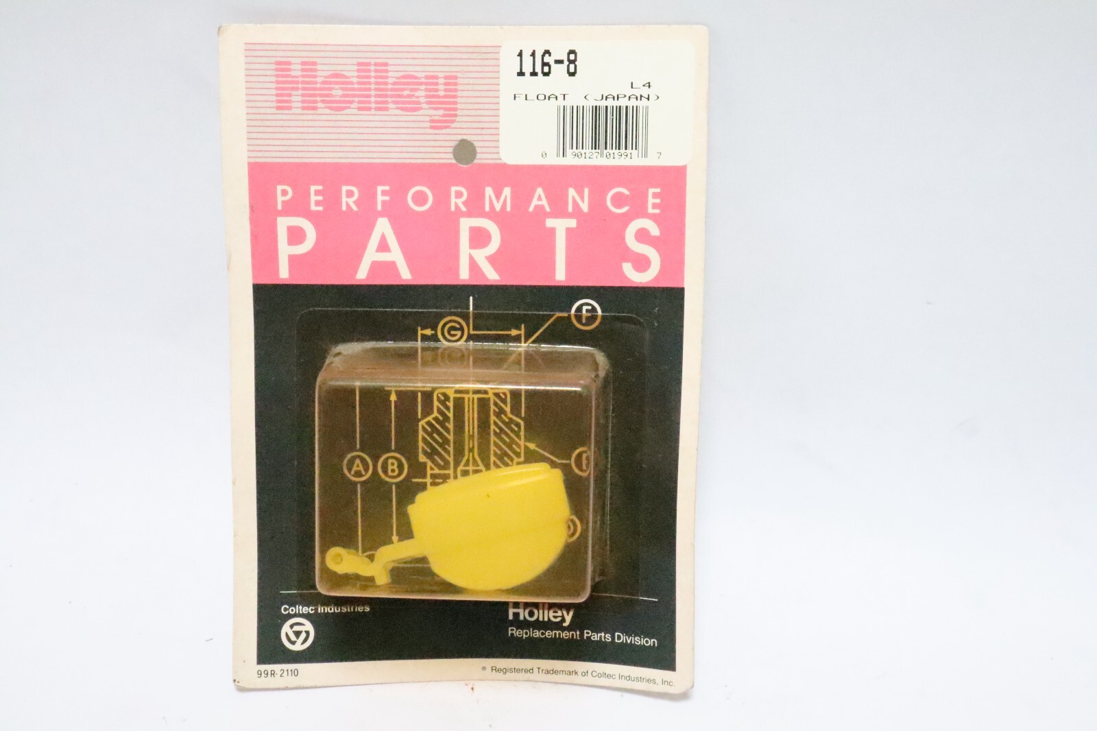 Holley Carburetor Float Side Hung 116-8