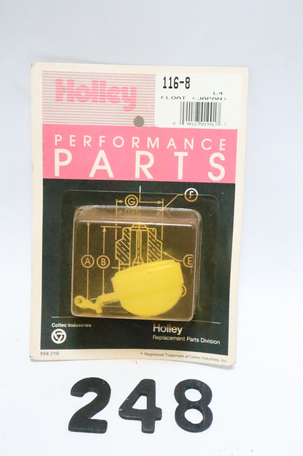 Holley Carburetor Float Side Hung 116-8 - Image 2