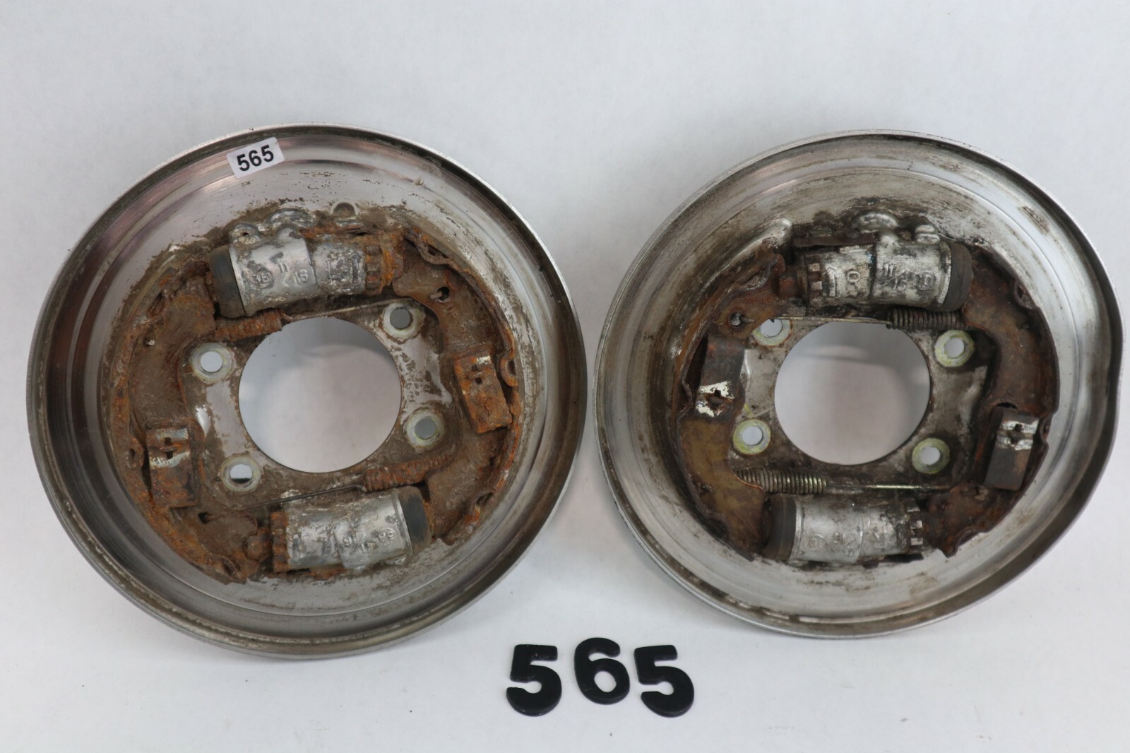 88-95 Honda Fourtrax 30 350 Foreman 4x4 Left Front Drum Brake Backing Plate - Image 2