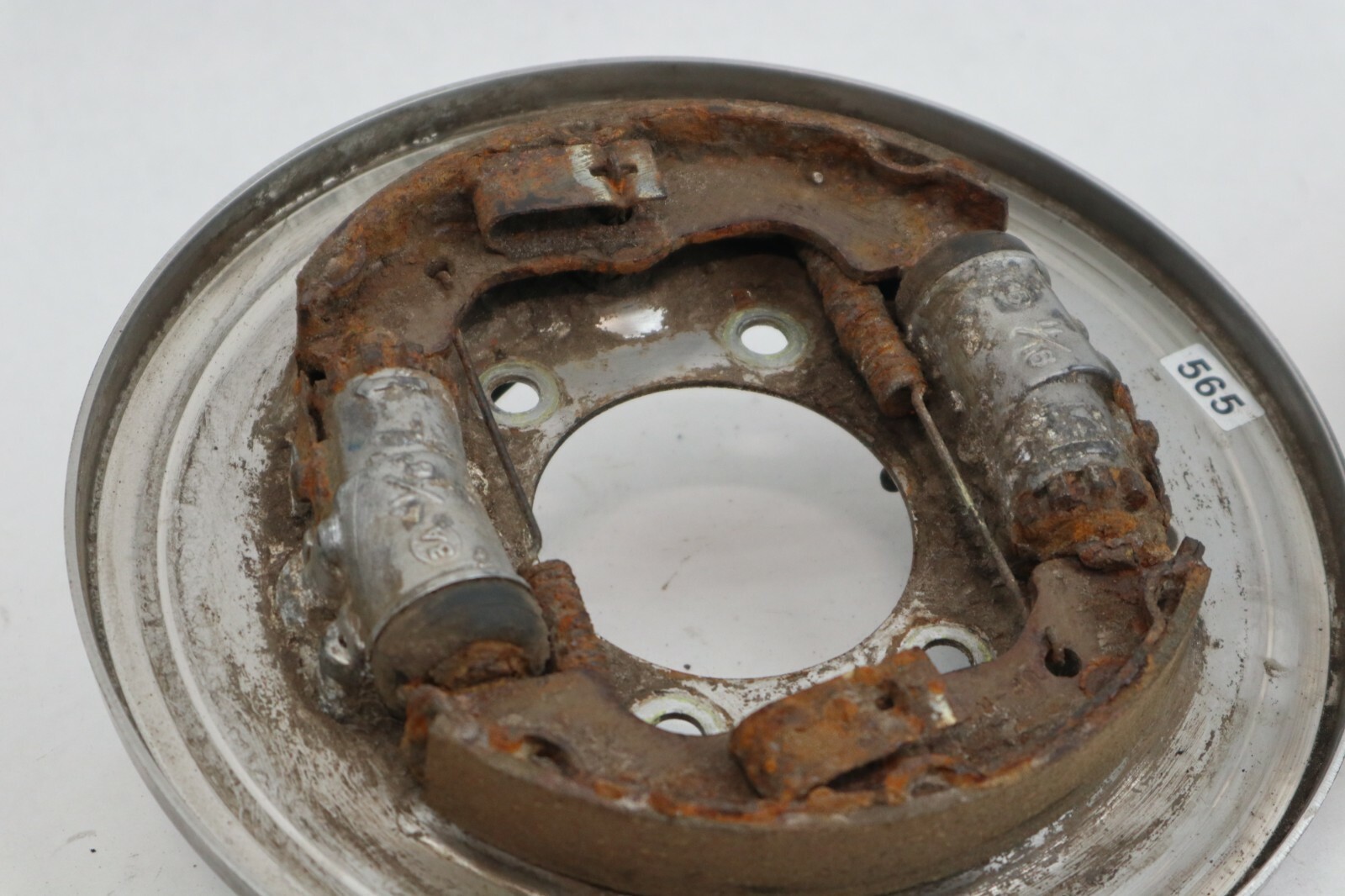 88-95 Honda Fourtrax 30 350 Foreman 4x4 Left Front Drum Brake Backing Plate - Image 8