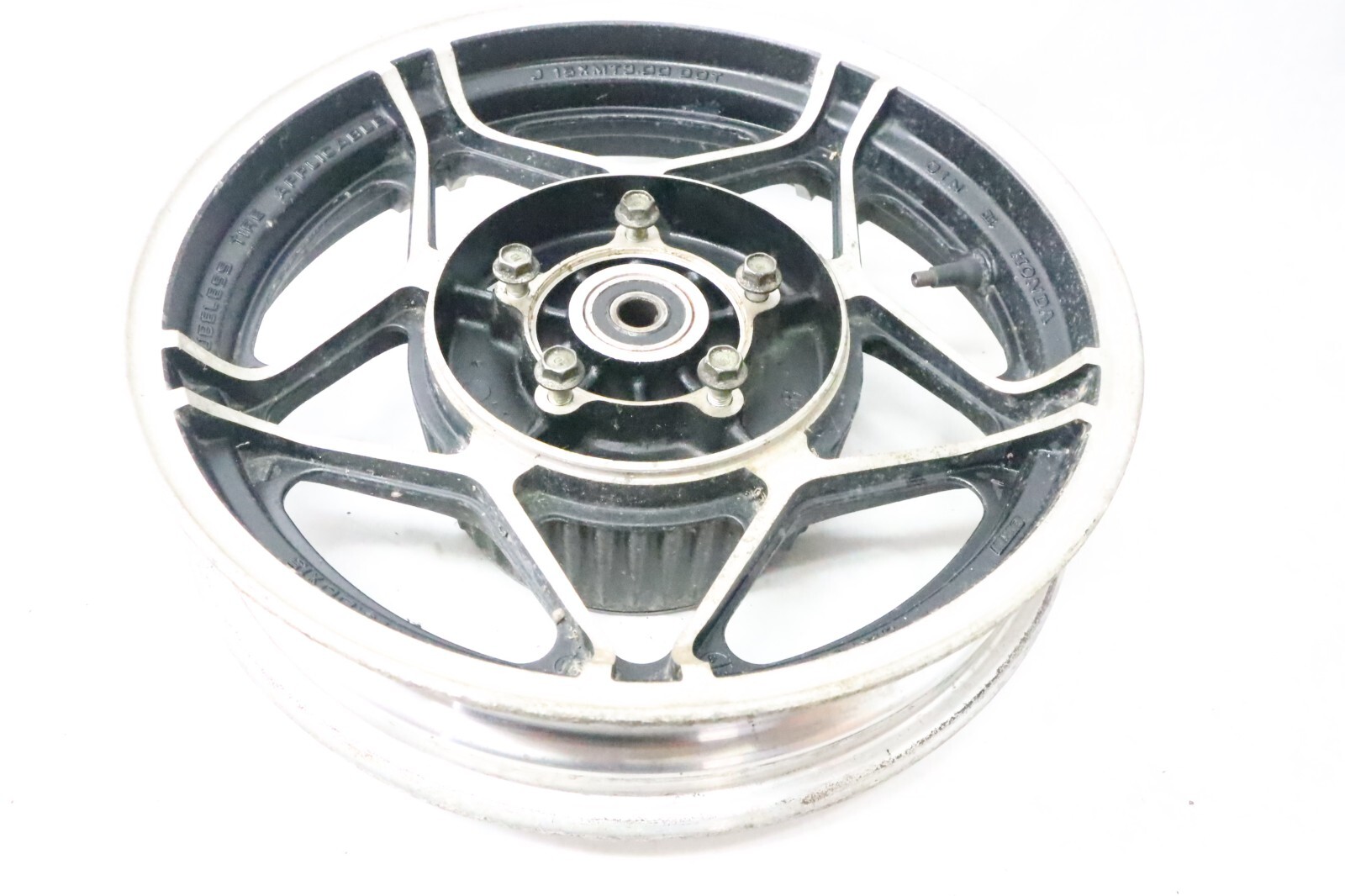 83 1983 HONDA CX650C REAR BACK WHEEL RIM STRAIGHT 15X3.00 CX650 - Image 10
