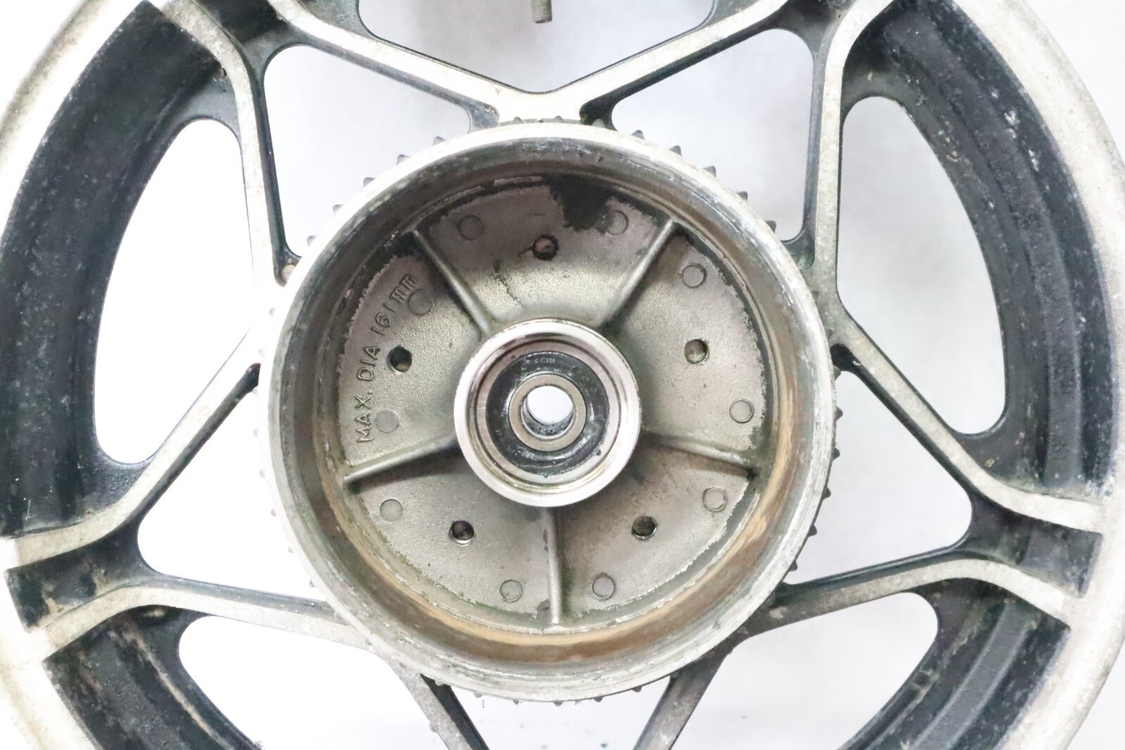 83 1983 HONDA CX650C REAR BACK WHEEL RIM STRAIGHT 15X3.00 CX650 - Image 13