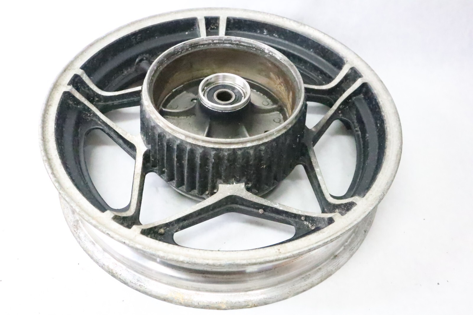 83 1983 HONDA CX650C REAR BACK WHEEL RIM STRAIGHT 15X3.00 CX650 - Image 14