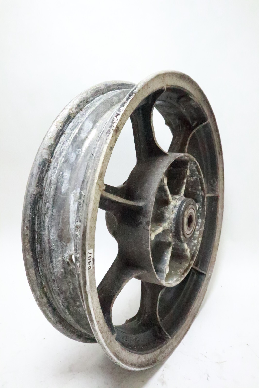 80 81 82 83 Kawasaki KZ750 KZ 1000 OEM Rear Back Wheel Enkei R-1050 Japan - Image 6