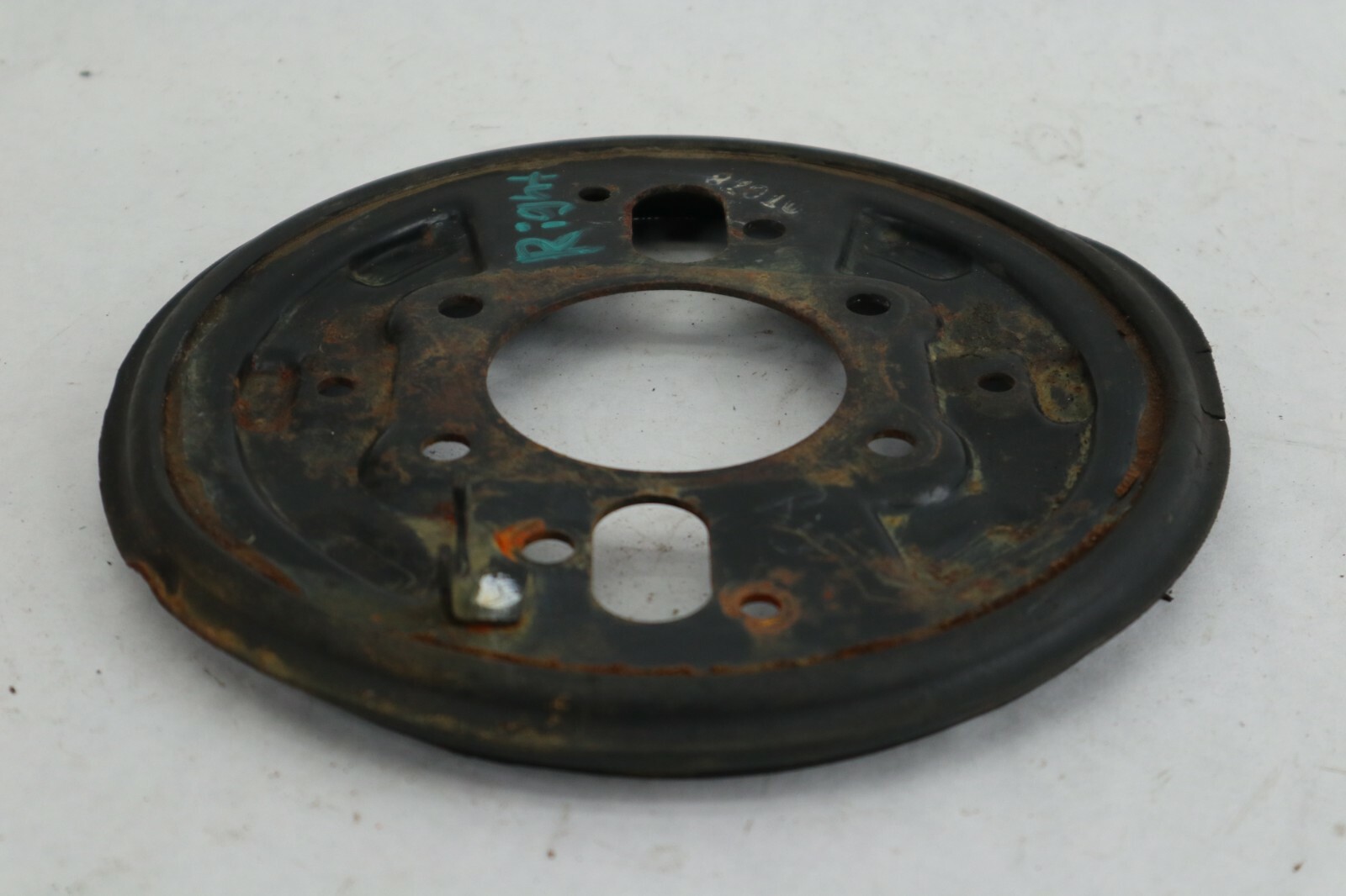 86 Honda Fourtrax 350 4x4 Front Right Brake BACK PLATE TRX350 - Image 7