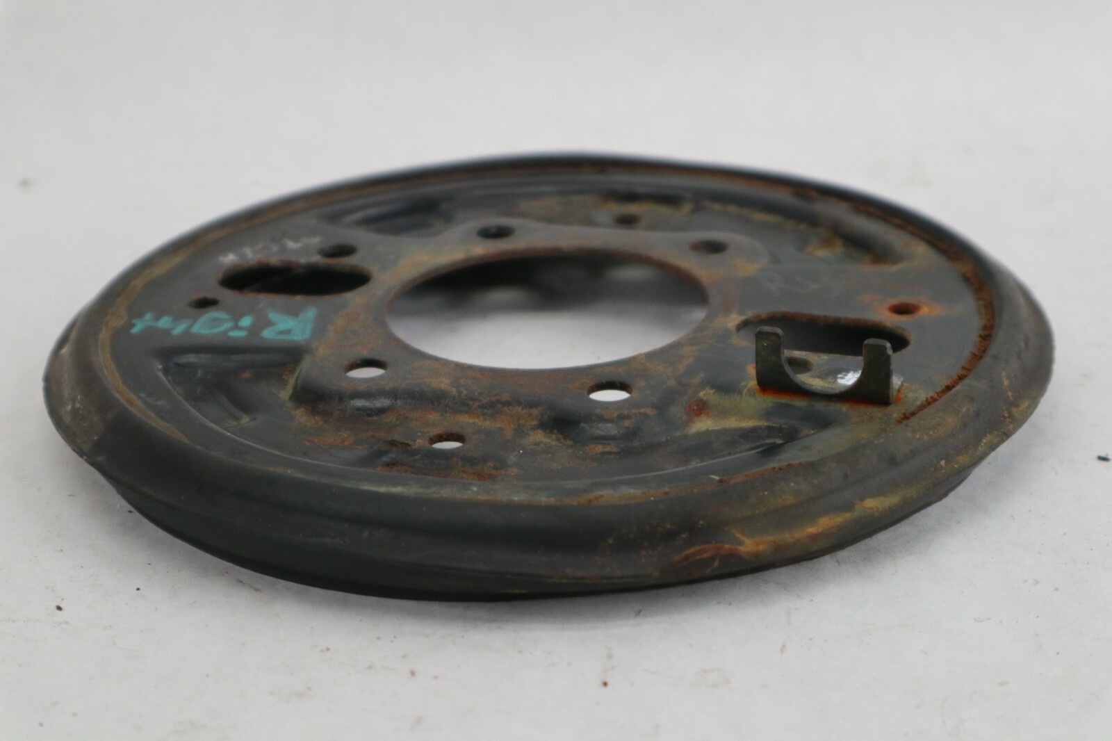 86 Honda Fourtrax 350 4x4 Front Right Brake BACK PLATE TRX350 - Image 8