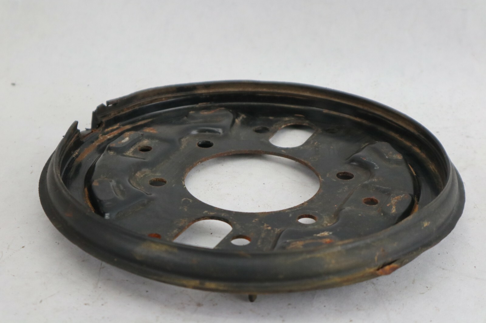 86 Honda Fourtrax 350 4x4 Front Right Brake BACK PLATE TRX350 - Image 10