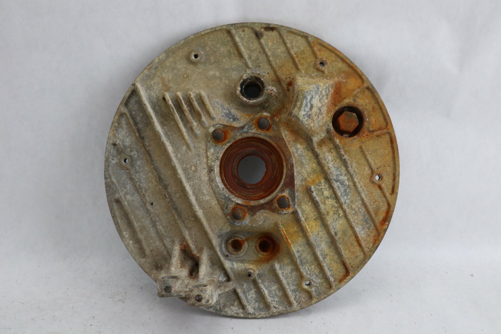 86 87 Honda TRX350 Fourtrax 4X4 TRX 350 Rear Brake Backing Plate Panel - Image 2