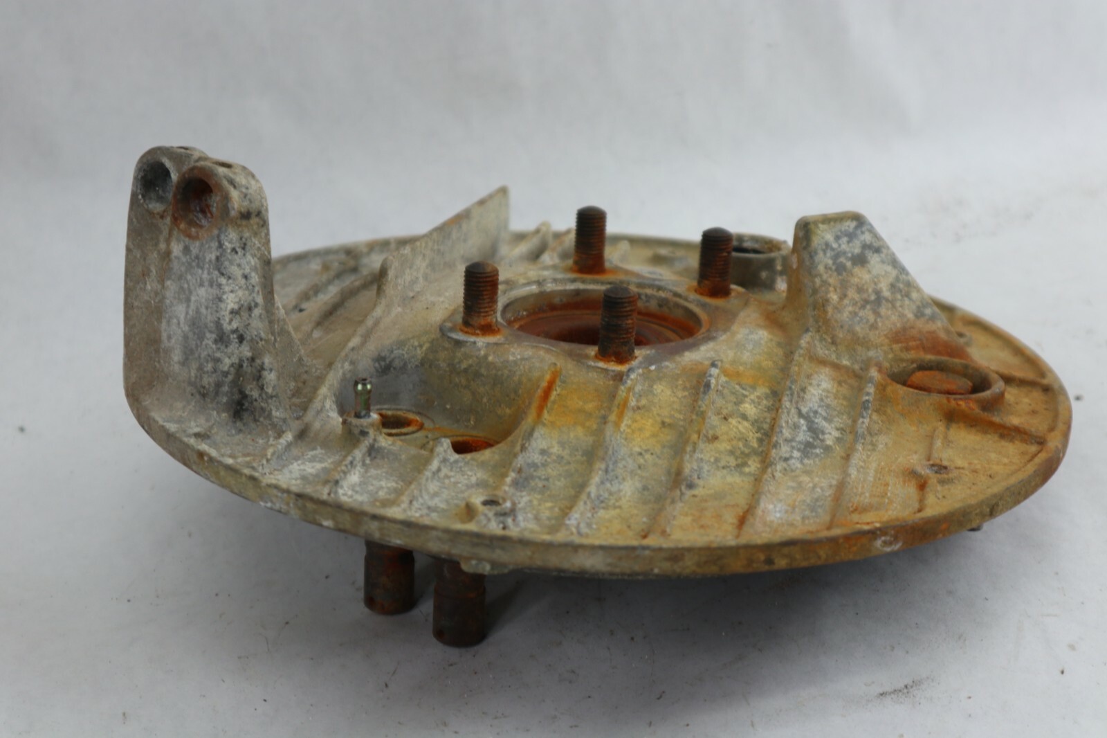 86 87 Honda TRX350 Fourtrax 4X4 TRX 350 Rear Brake Backing Plate Panel - Image 6