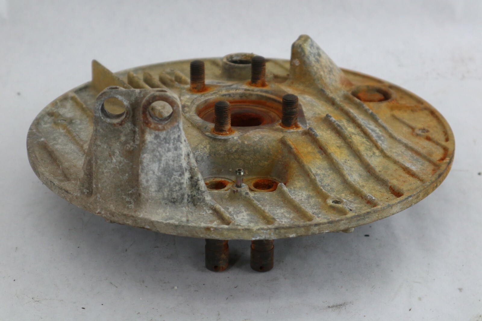 86 87 Honda TRX350 Fourtrax 4X4 TRX 350 Rear Brake Backing Plate Panel - Image 8