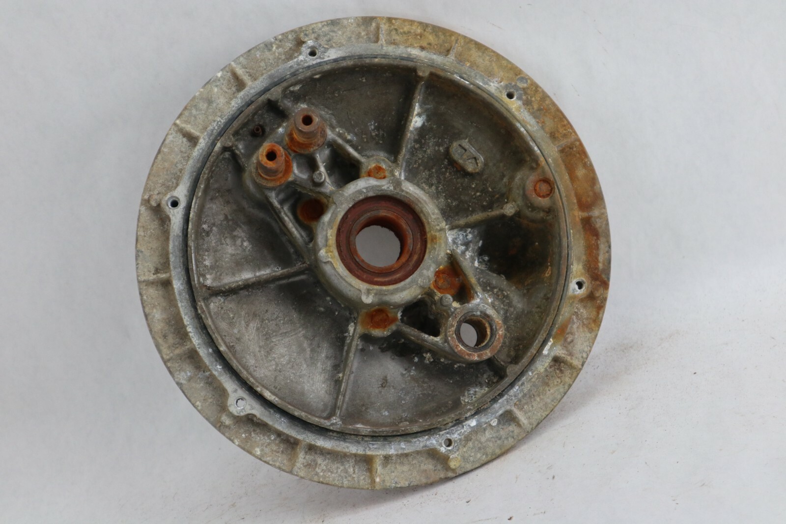 86 87 Honda TRX350 Fourtrax 4X4 TRX 350 Rear Brake Backing Plate Panel - Image 12