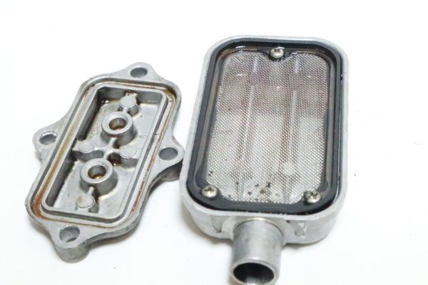 80-83 HONDA GOLDWING 1100 GL1100 OEM ENGINE INNER OIL FILTER PICKUP SCREEN-COVER USED - Image 7