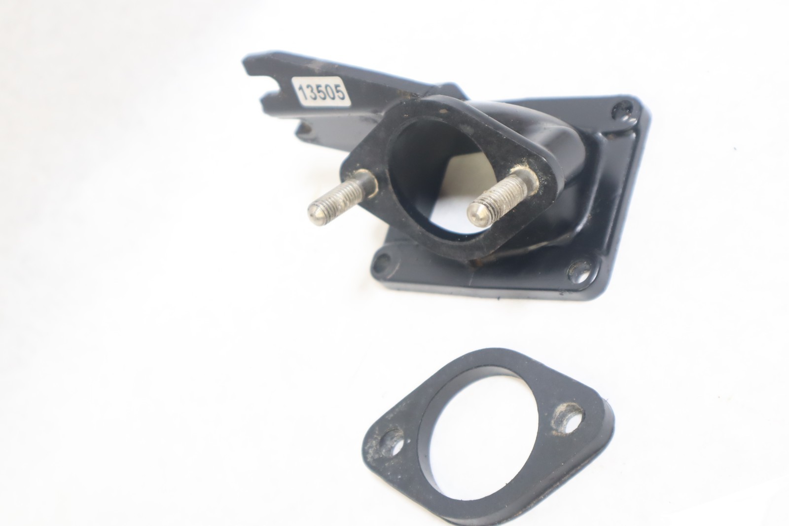 OEM 1986 86 87 KAWASAKI JS 300 CARB CARBURETOR INTAKE MANIFOLD S124-30 - Image 4