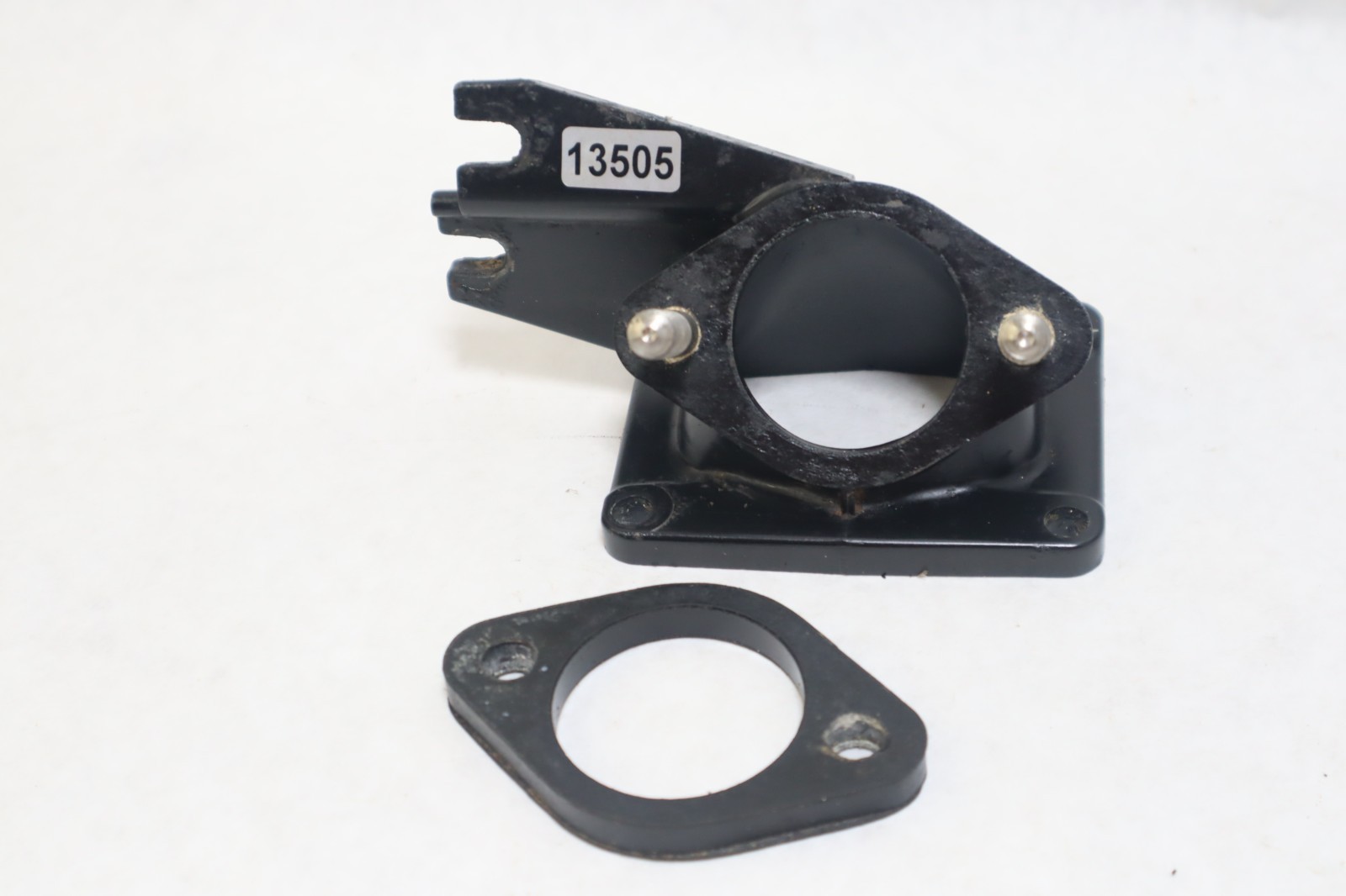 OEM 1986 86 87 KAWASAKI JS 300 CARB CARBURETOR INTAKE MANIFOLD S124-30 - Image 5
