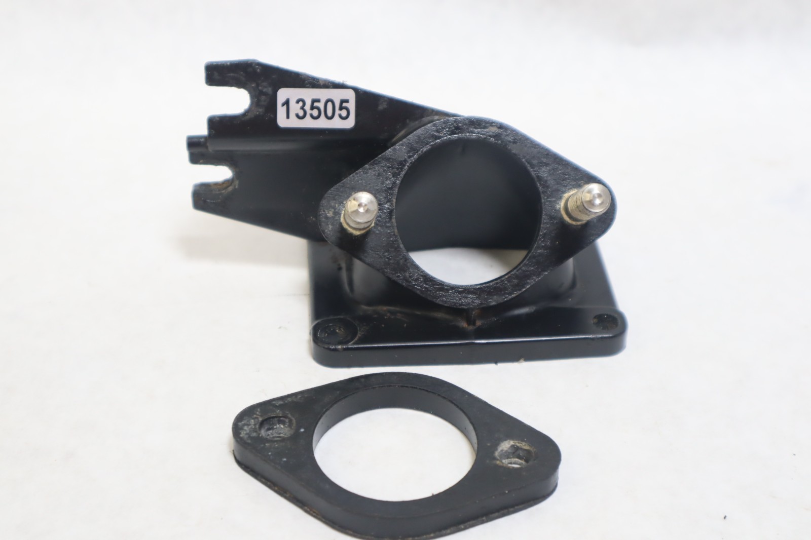 OEM 1986 86 87 KAWASAKI JS 300 CARB CARBURETOR INTAKE MANIFOLD S124-30 - Image 6