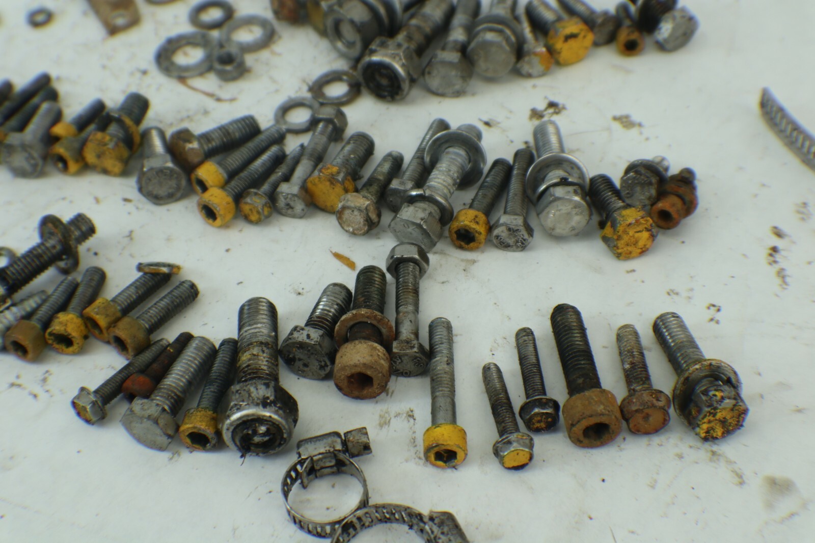 OEM 1990 90 SEADOO SP XP MISC HARDWARE BOLTS SCREWS CLAMPS PARTS - Image 4