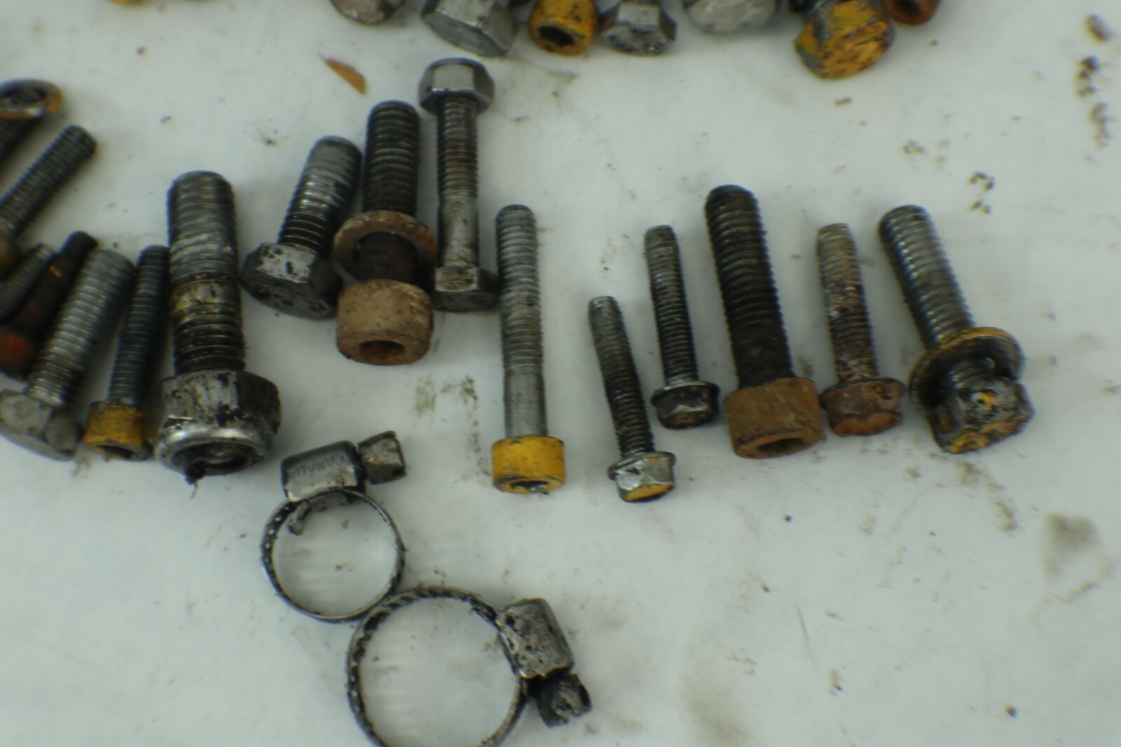 OEM 1990 90 SEADOO SP XP MISC HARDWARE BOLTS SCREWS CLAMPS PARTS - Image 9