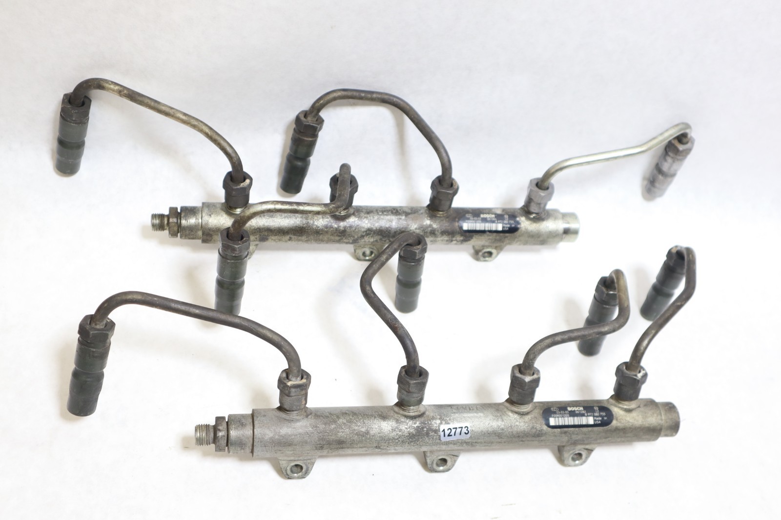 01-04 Duramax LB7 High Pressure Fuel Rail Set OEM Bosch 8972080751 - Image 6