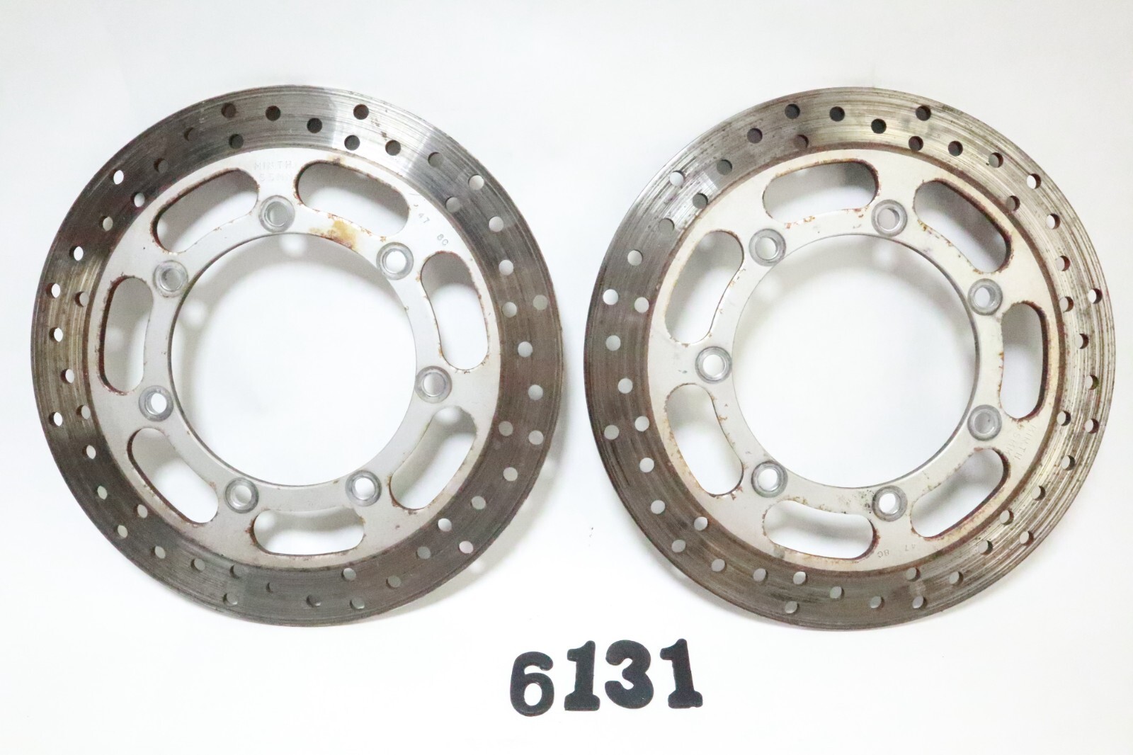 99-05 KAWASAKI VULCAN 1500 VN1500G NOMAD FRONT BRAKE ROTORS 41080-1447-CM - Image 2