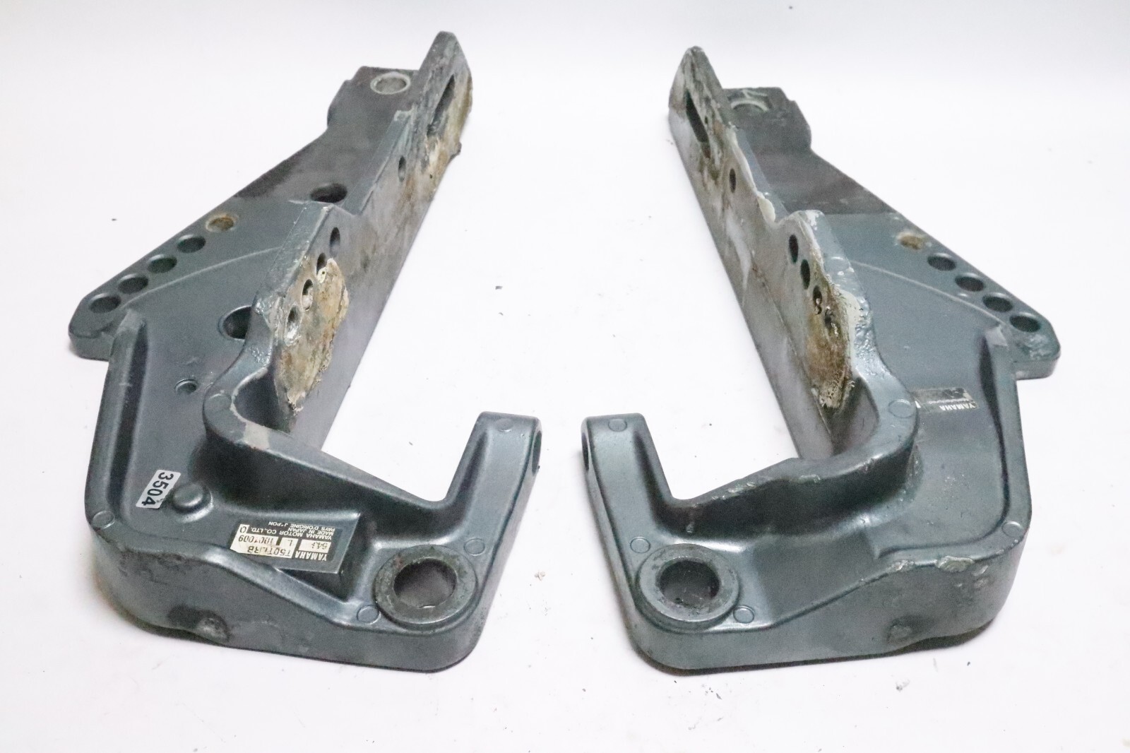 2001-2004 YAMAHA 50 hp CLAMP BRACKET ASSY 62Y-43112-00-4D + 62Y-43111-00-4D - Image 12