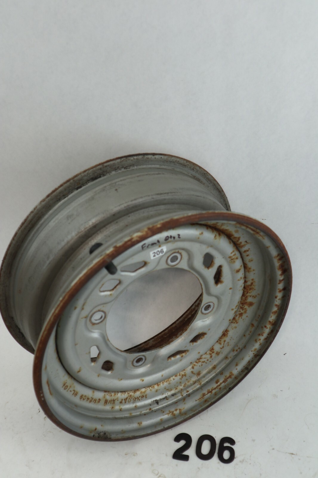 07 POLARIS HAWKEYE sportsman 300 4X4 OEM FRONT RIM 1521094-486 - Image 2