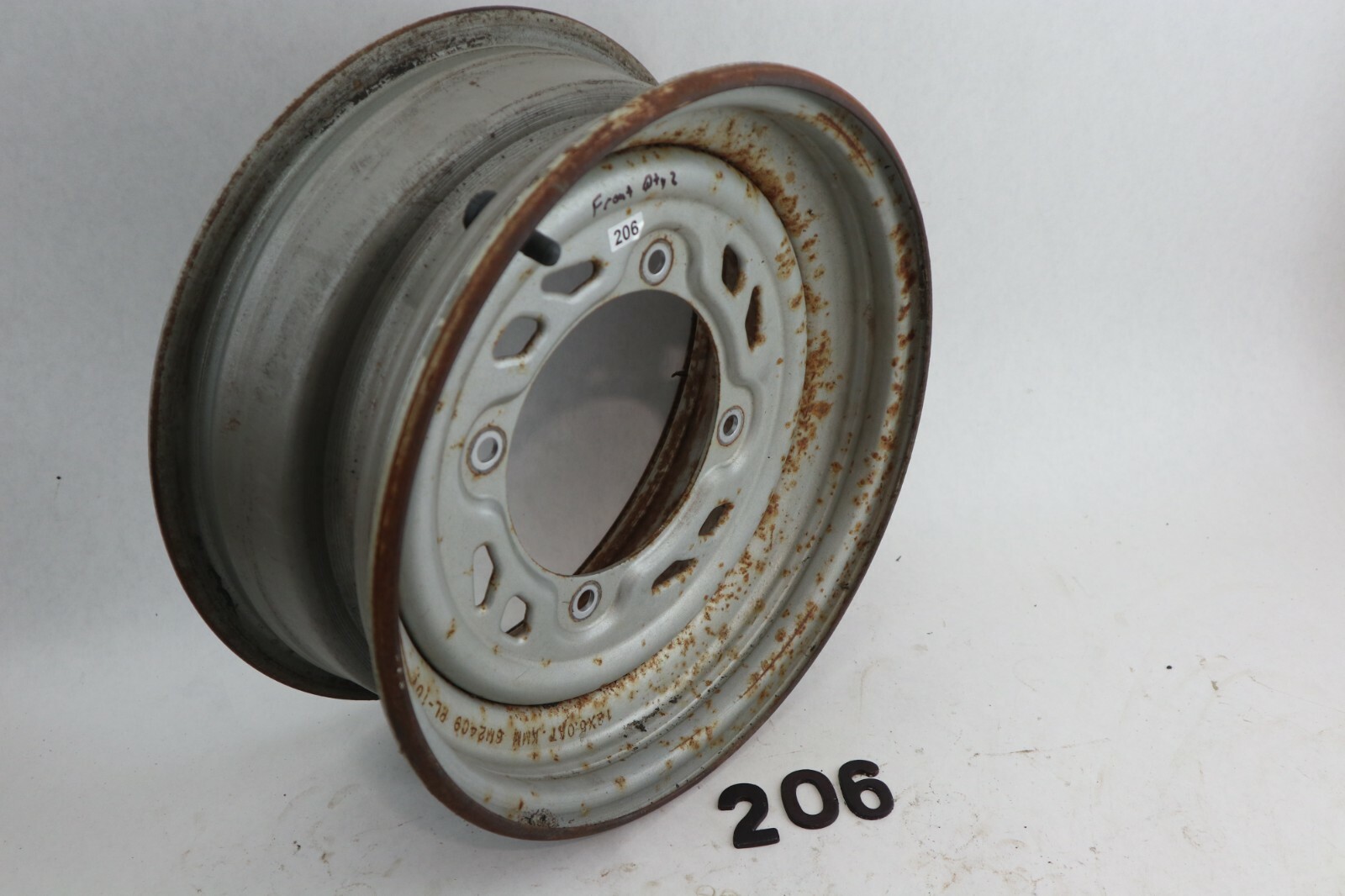07 POLARIS HAWKEYE sportsman 300 4X4 OEM FRONT RIM 1521094-486 - Image 3