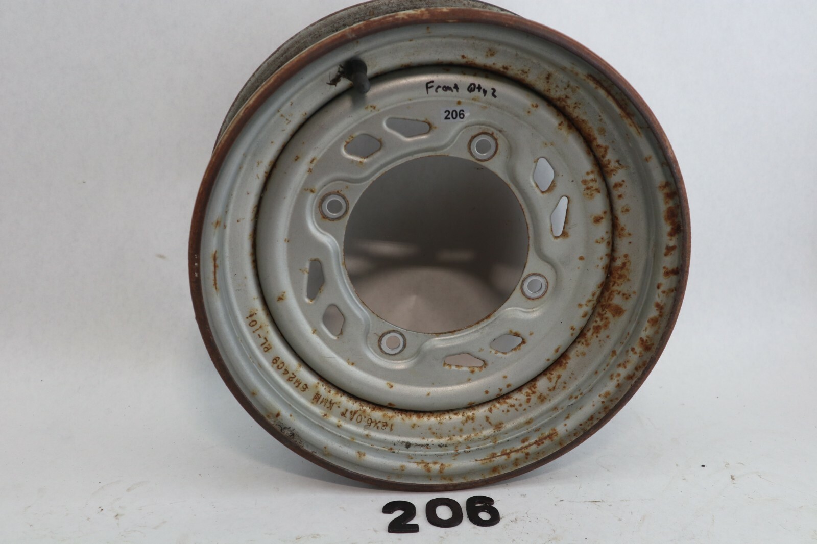 07 POLARIS HAWKEYE sportsman 300 4X4 OEM FRONT RIM 1521094-486 - Image 4