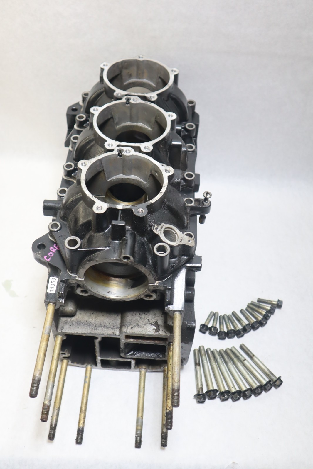 MERCURY MARINE 75HP CYLINDER BLOCK ASSY 8947A55, 876-8947A55 *READ NOTES* - Image 11