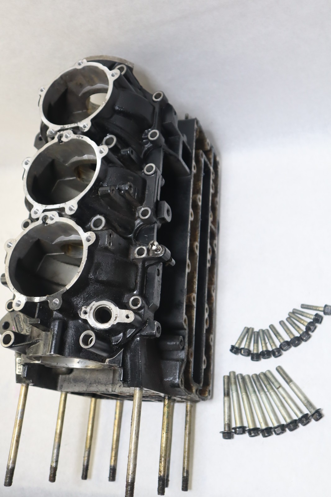 MERCURY MARINE 75HP CYLINDER BLOCK ASSY 8947A55, 876-8947A55 *READ NOTES* - Image 12