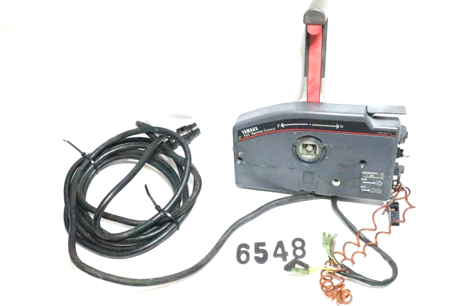YAMAHA 703 REMOTE CONTROL BOX - NO KEY NO COVER 15FT HARNESS - Image 4