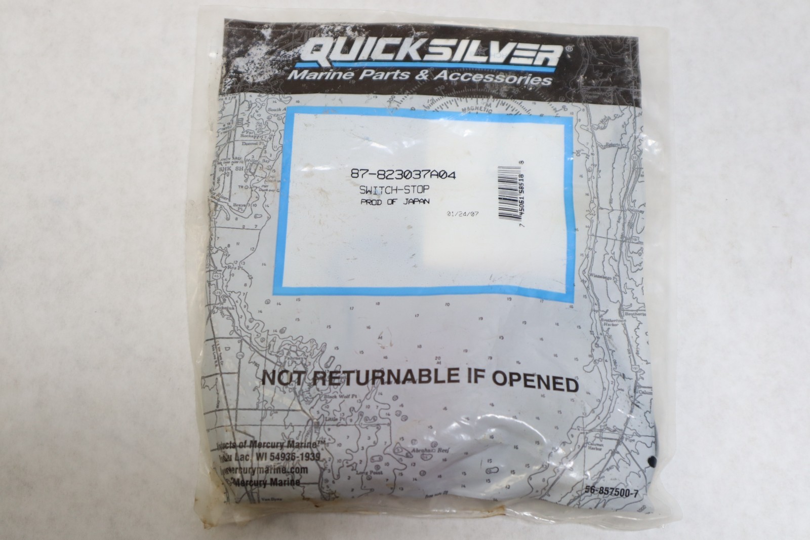 Quicksilver 87-823037A04 STOP SWITCH & LANYARD F2.5 F3.5 2.5HP 3.5HP OEM - Image 7