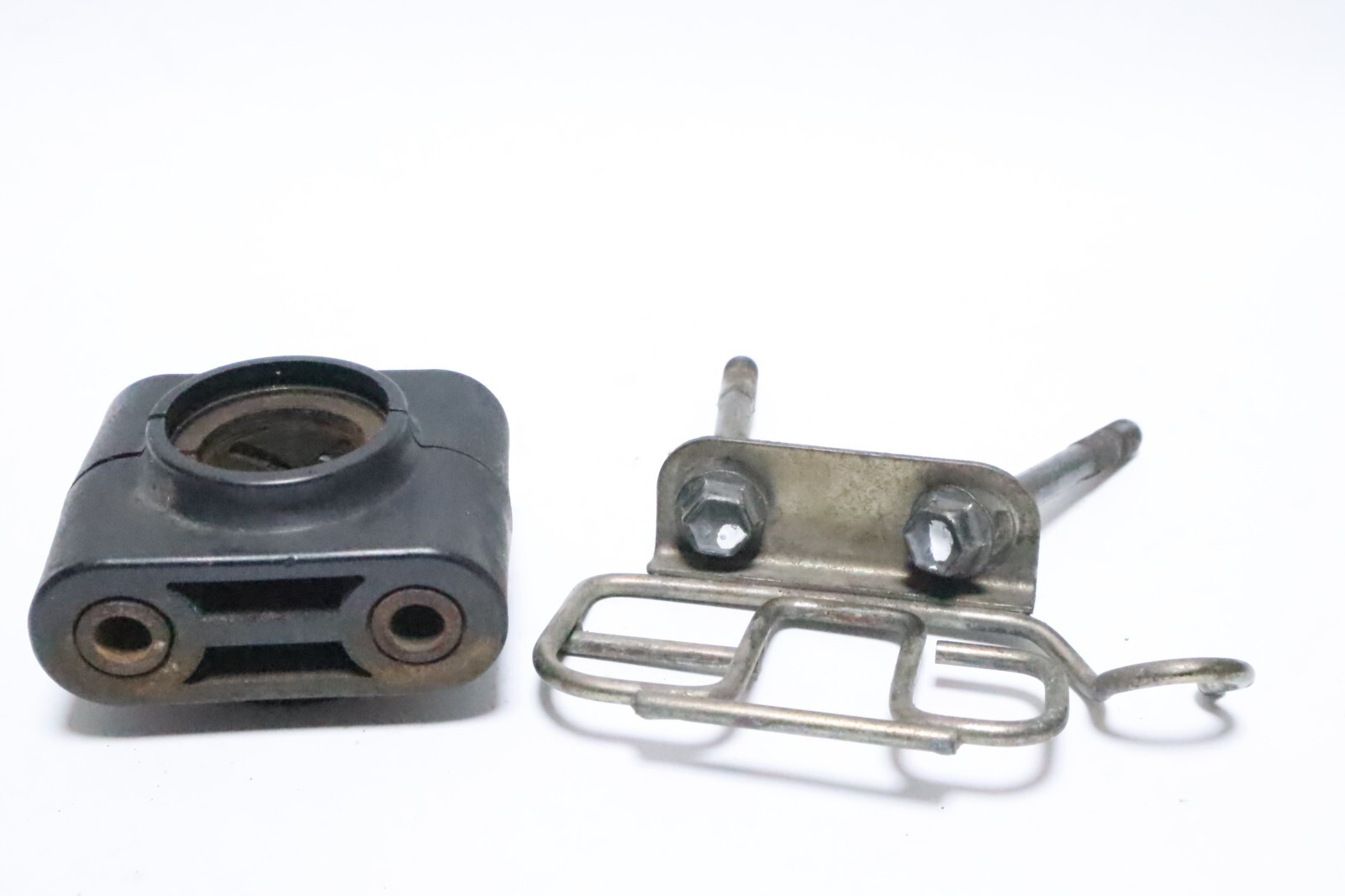 03-14 Suzuki Quadsport Z400 Steering Column Stay Bracket Clamp 9428 - Image 9