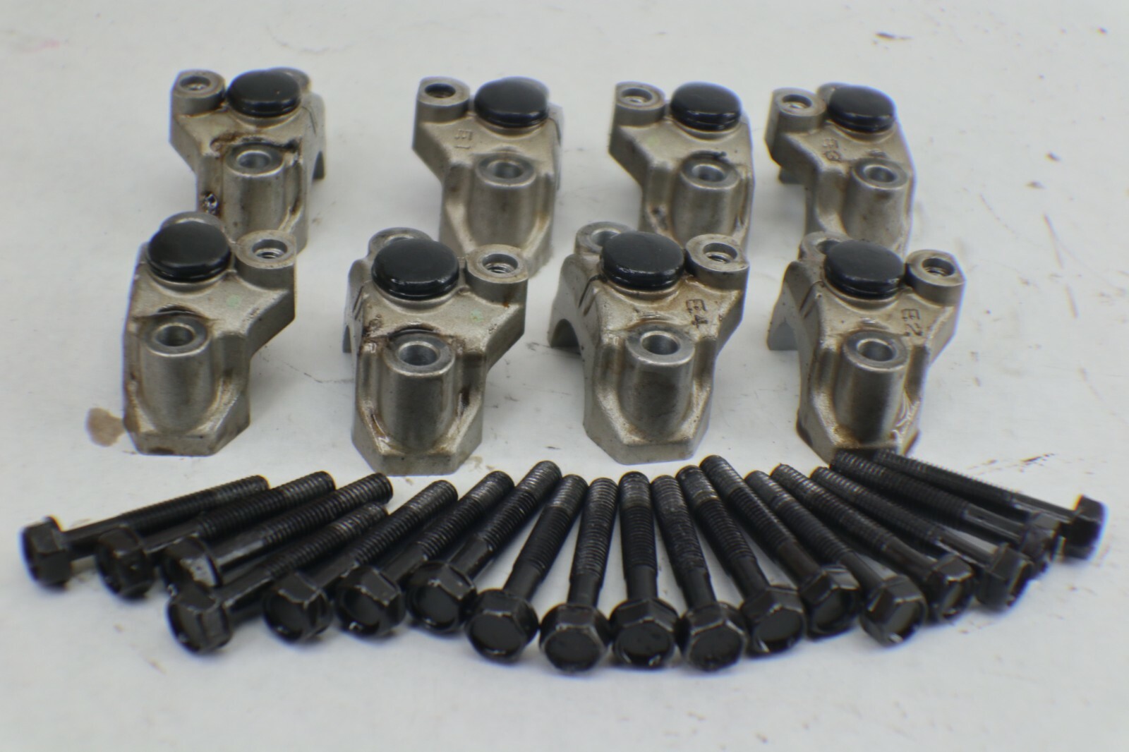 99-2013 2006 Yamaha Royal Star 1300 exhaust Camshaft Cam Cover Mount Caps Set - Image 2
