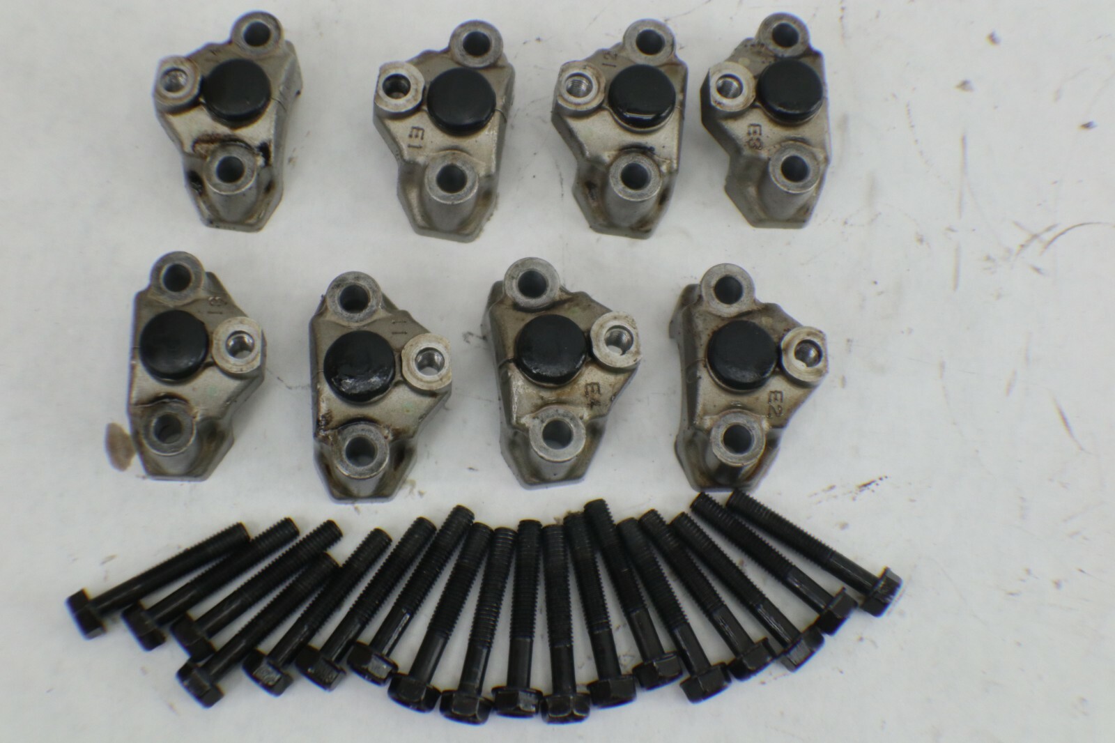 99-2013 2006 Yamaha Royal Star 1300 exhaust Camshaft Cam Cover Mount Caps Set - Image 4