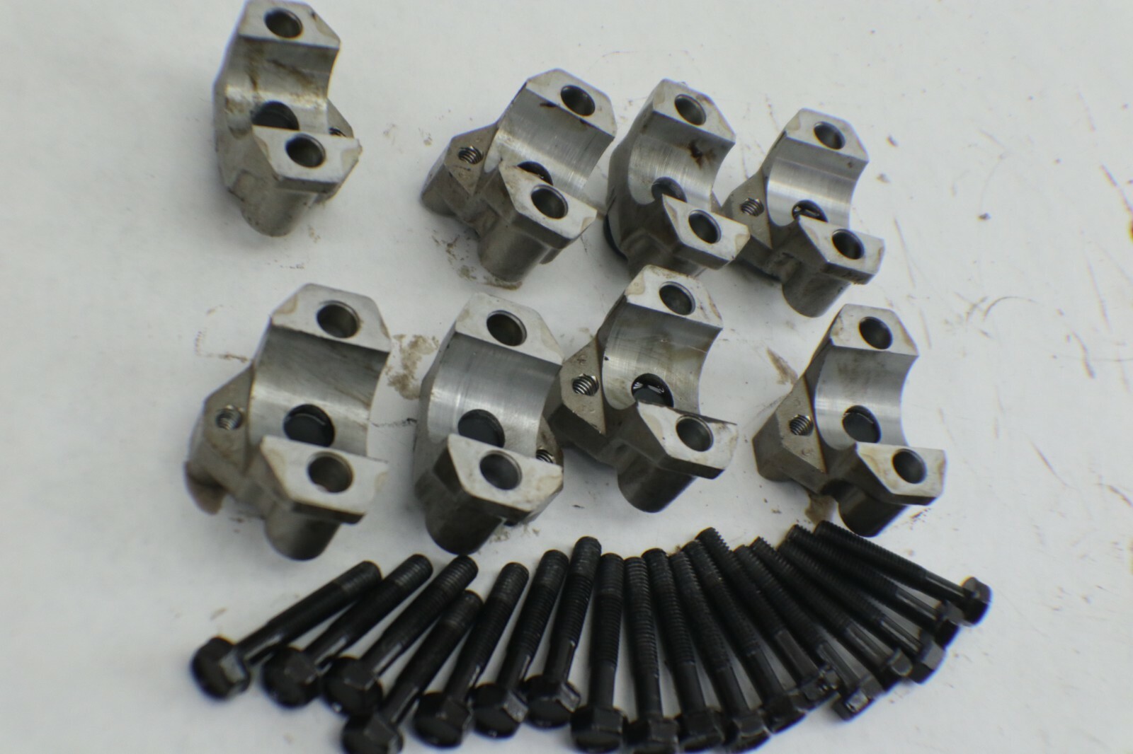 99-2013 2006 Yamaha Royal Star 1300 exhaust Camshaft Cam Cover Mount Caps Set - Image 8