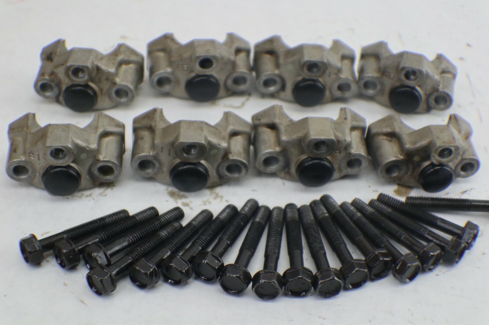 99-2013 2006 Yamaha Royal Star 1300 exhaust Camshaft Cam Cover Mount Caps Set - Image 9