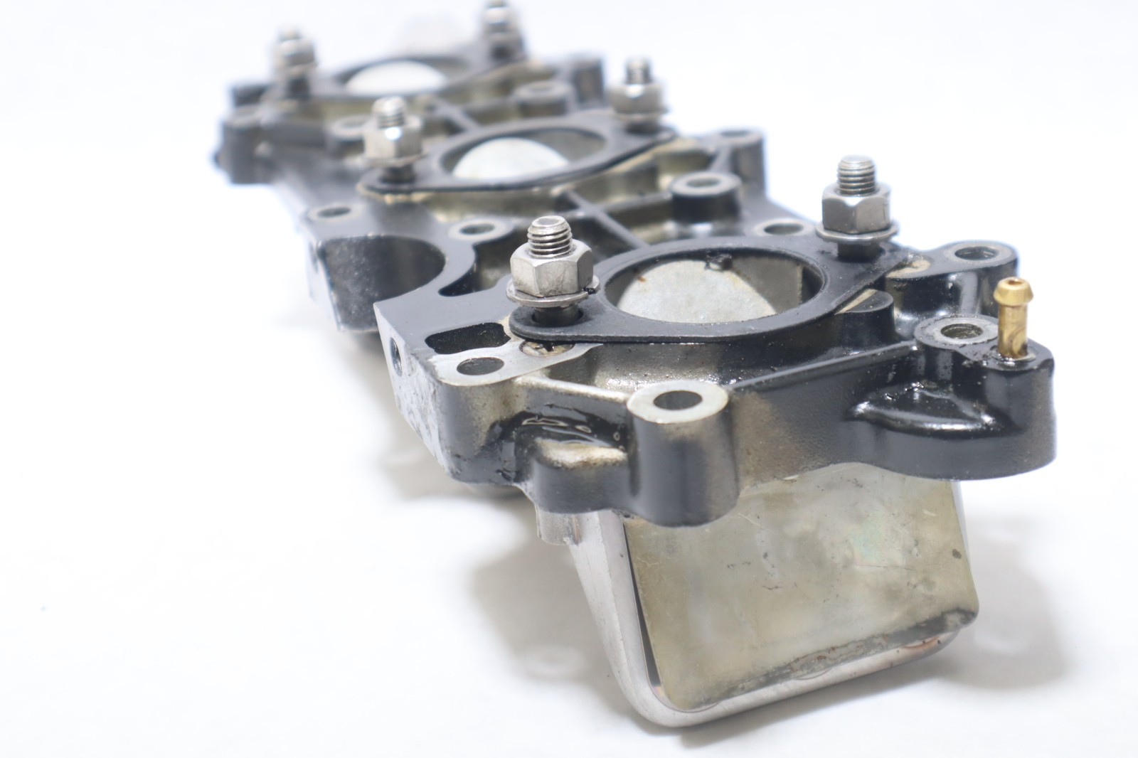 Evinrude Johnson 60 hp - 75hp OMC Intake Manifold Leaf Plate 0386662 0389731 - Image 6