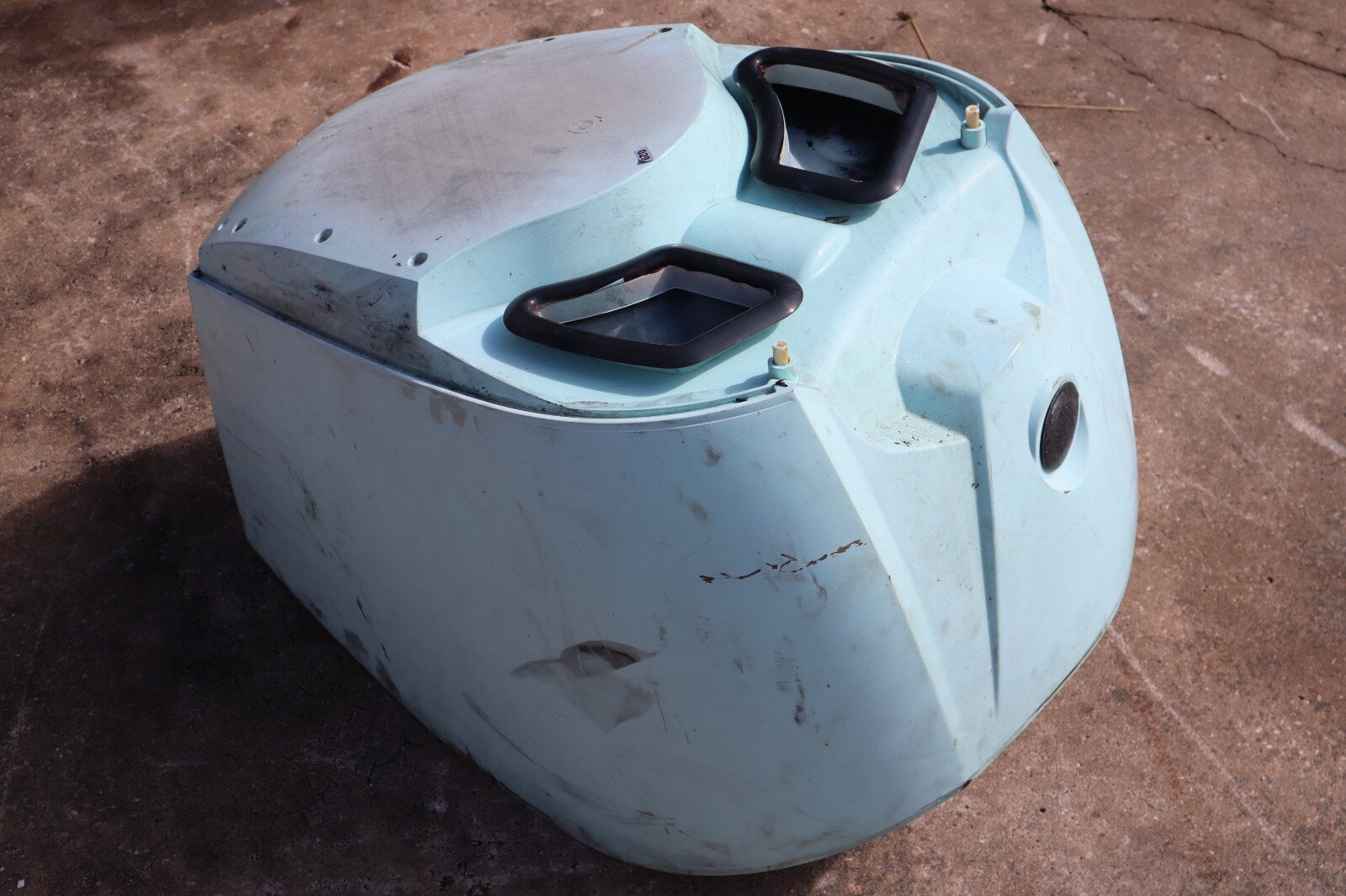EVINRUDE ETEC 200-250 300 HP ENGINE COVER BLUE 0285652, 285652 - Image 4