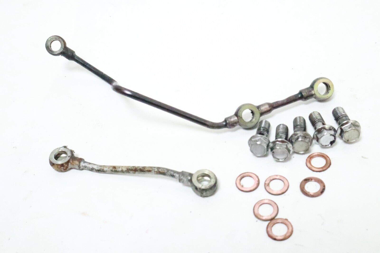 98 KAWASAKI VOYAGER XII OEM OUTSIDE OIL PIPE 32033-1940 MK25 USED - Image 2