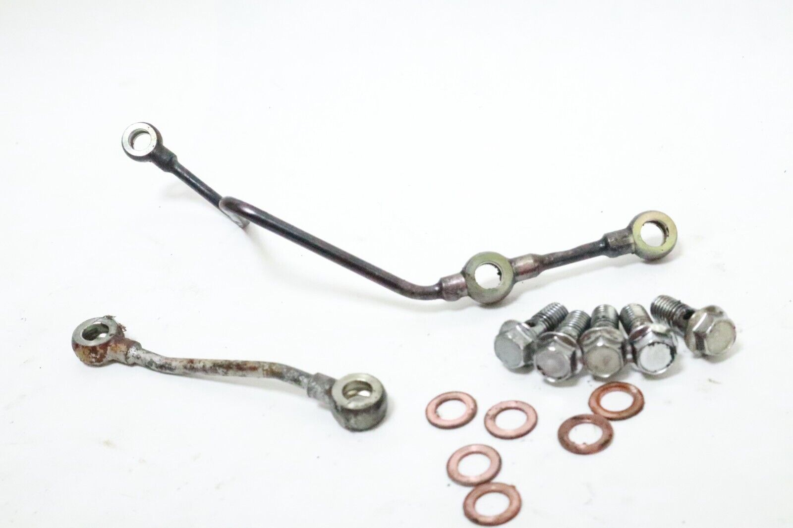 98 KAWASAKI VOYAGER XII OEM OUTSIDE OIL PIPE 32033-1940 MK25 USED - Image 8