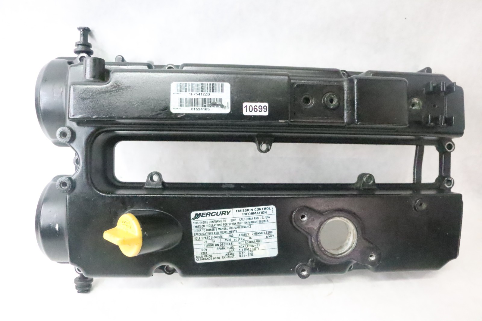 Mercury 2000 2001 2002 2003 - 2006 Cylinder Head Cover 75 90 115 HP EFI 4-Stroke