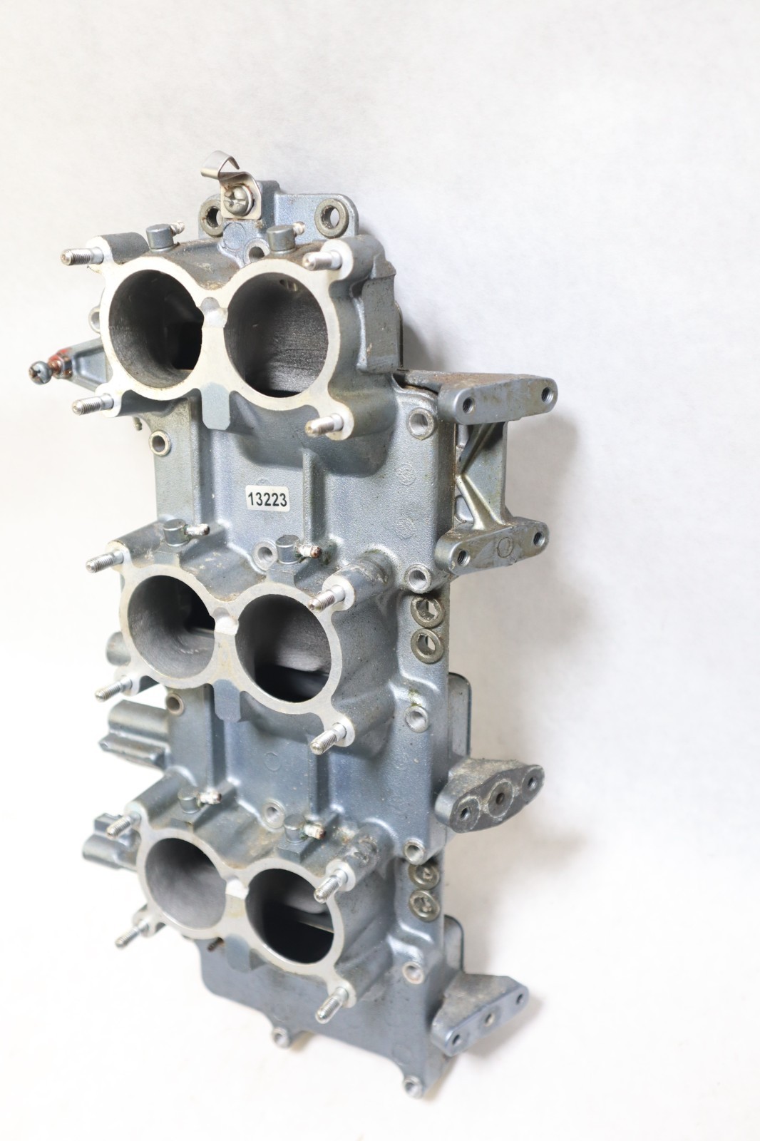 OEM Yamaha 200 HP 2.6L Intake Manifold & Reeds PN 61H-13641-00-94 Fits 1989-1995