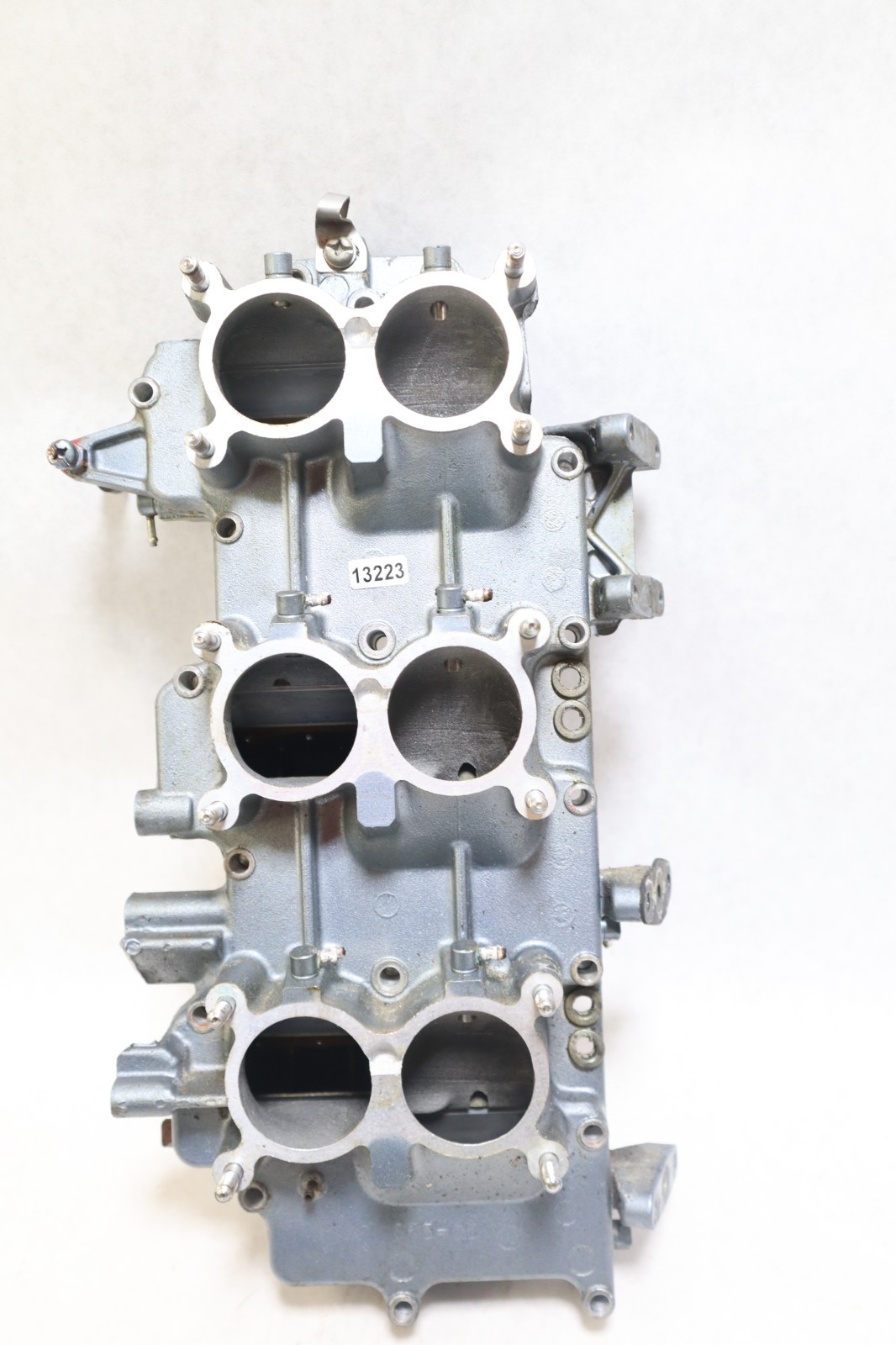 OEM Yamaha 200 HP 2.6L Intake Manifold & Reeds PN 61H-13641-00-94 Fits 1989-1995 - Image 2