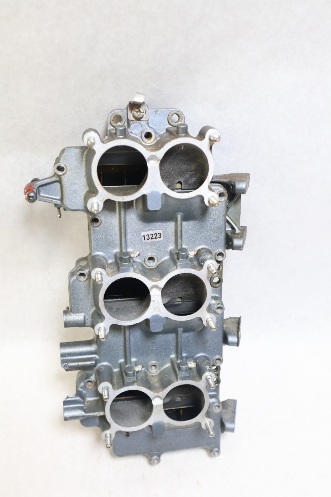 OEM Yamaha 200 HP 2.6L Intake Manifold & Reeds PN 61H-13641-00-94 Fits 1989-1995 - Image 3