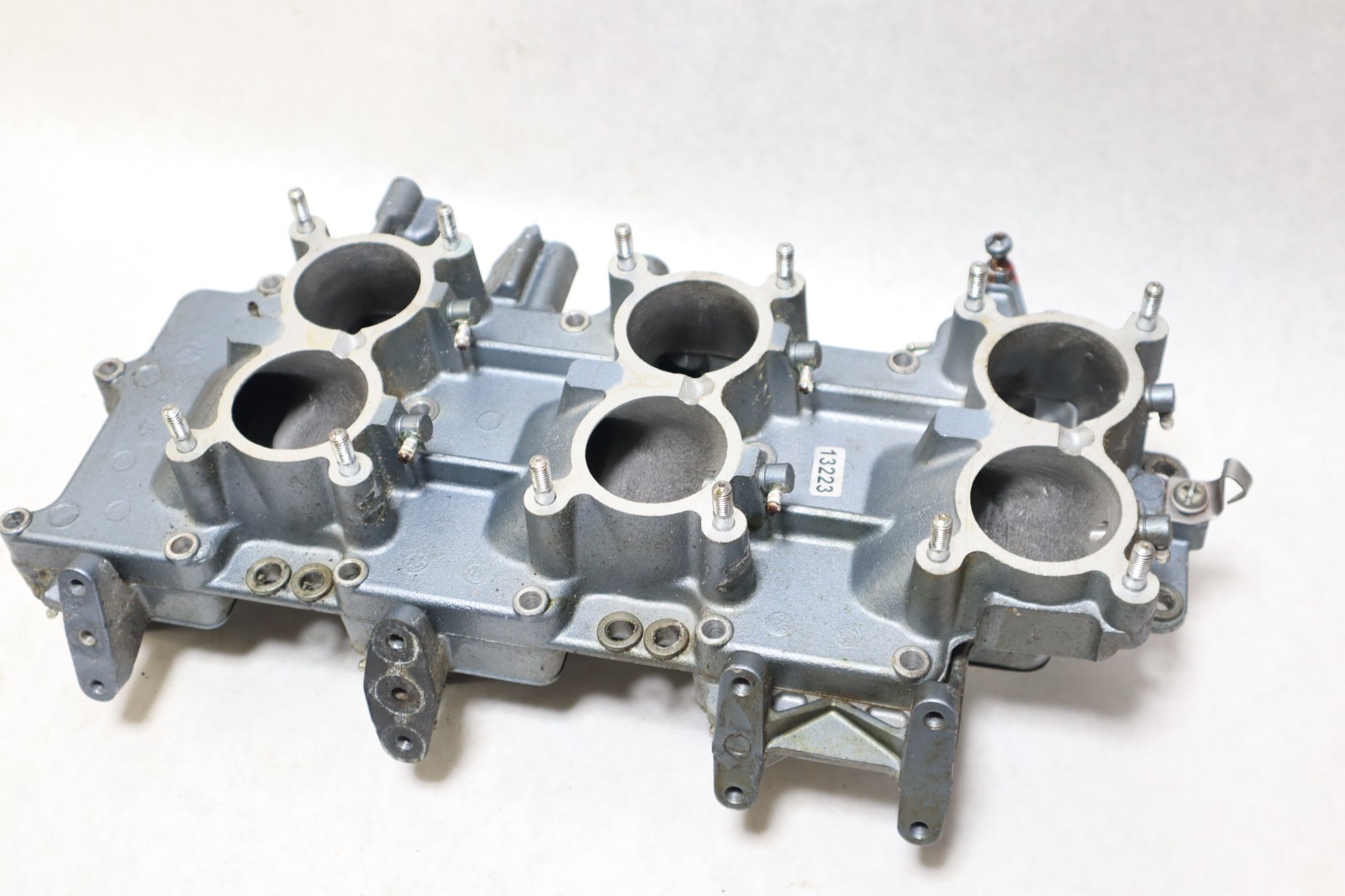 OEM Yamaha 200 HP 2.6L Intake Manifold & Reeds PN 61H-13641-00-94 Fits 1989-1995 - Image 6