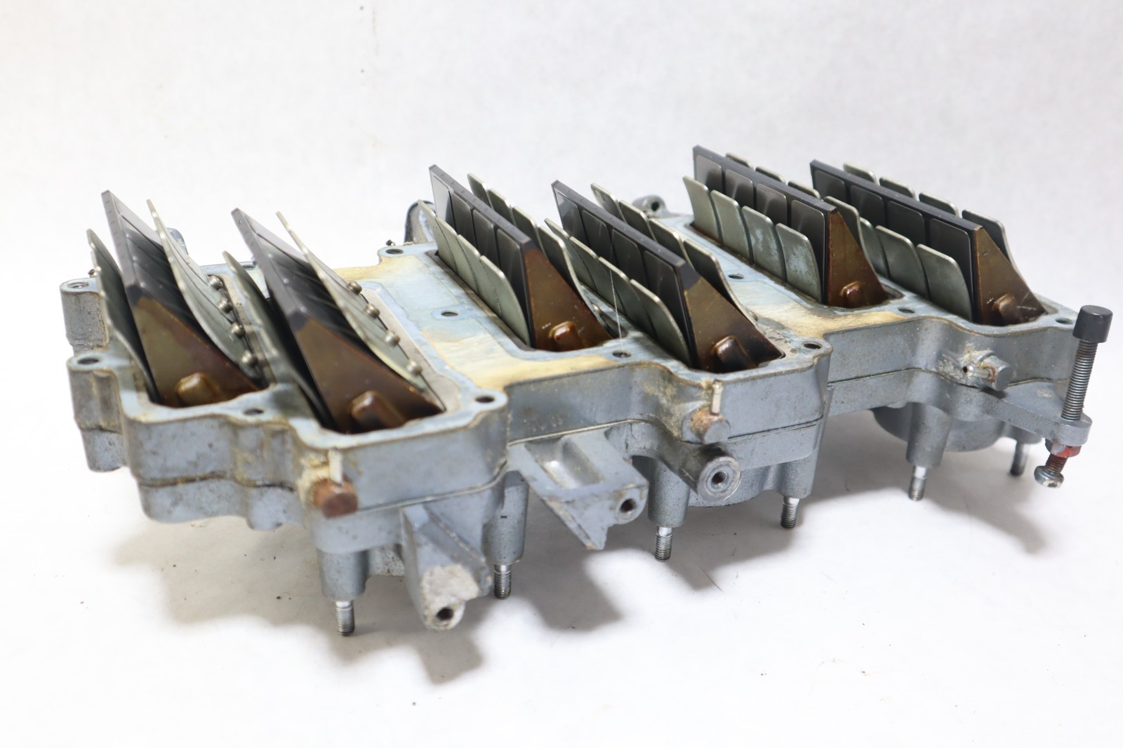 OEM Yamaha 200 HP 2.6L Intake Manifold & Reeds PN 61H-13641-00-94 Fits 1989-1995 - Image 18